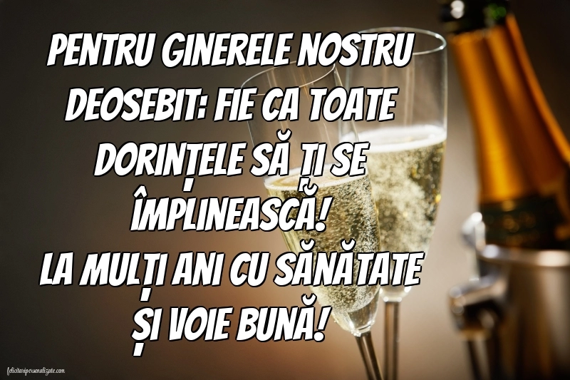 Imagini cu La mulți ani pentru ginerele meu: Șampanie