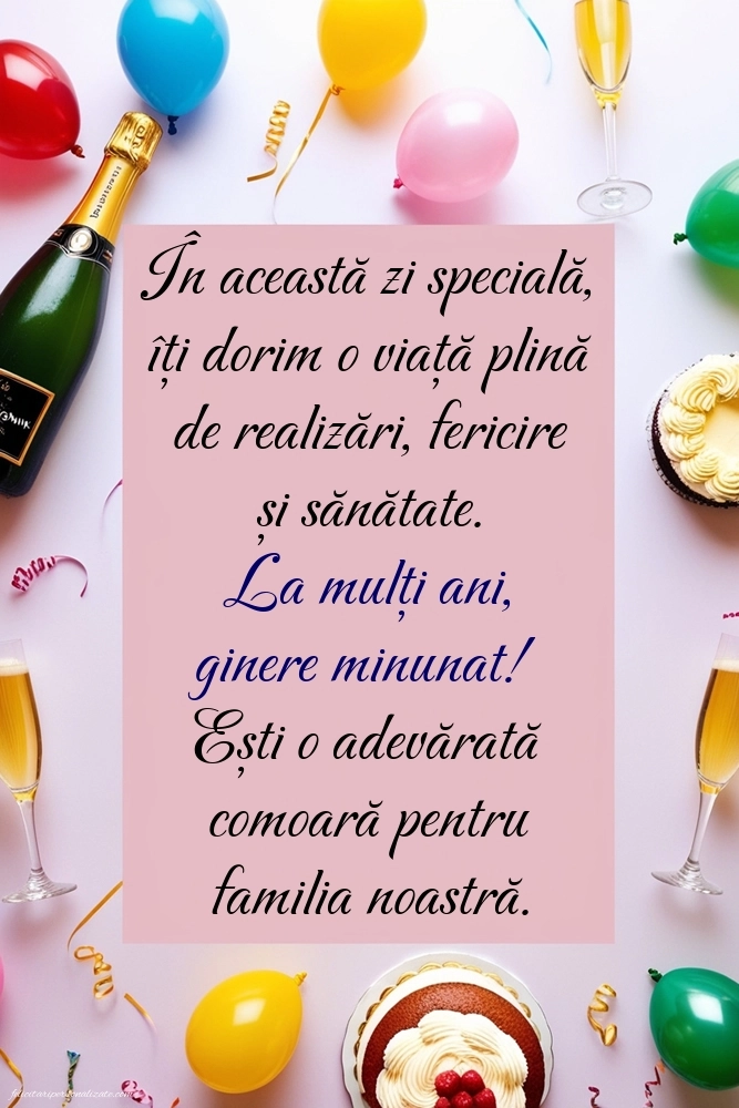 Imagini cu La mulți ani pentru ginerele meu: Șampanie