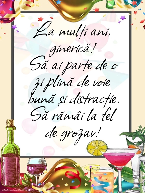 Felicitări și Imagini de Ziua de Naștere pentru Ginere: Confetti