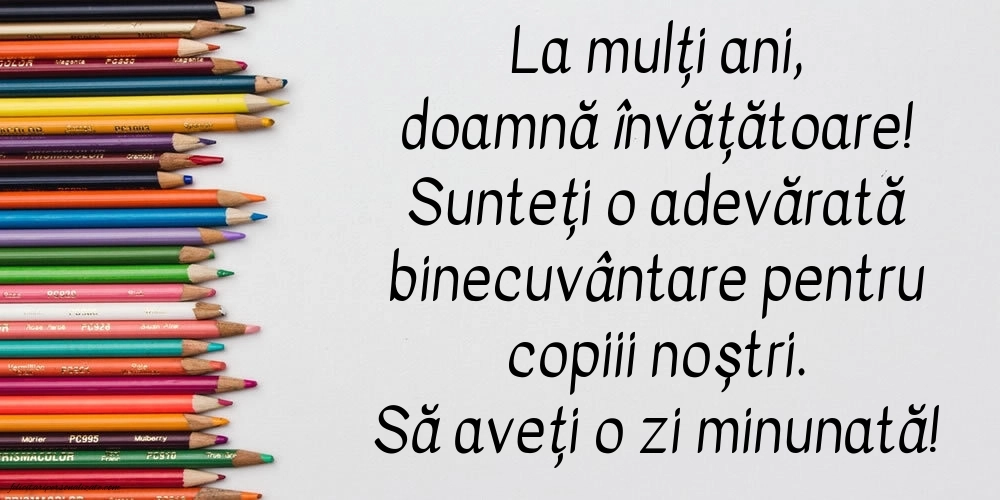 La mulți ani, doamna învățătoare! Imagini și Felicitări Sincere și Călduroase.: Școală