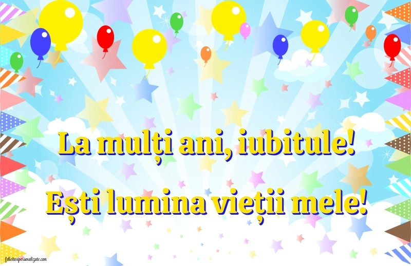 Imagini de Ziua de Naștere pentru Iubit: Baloane