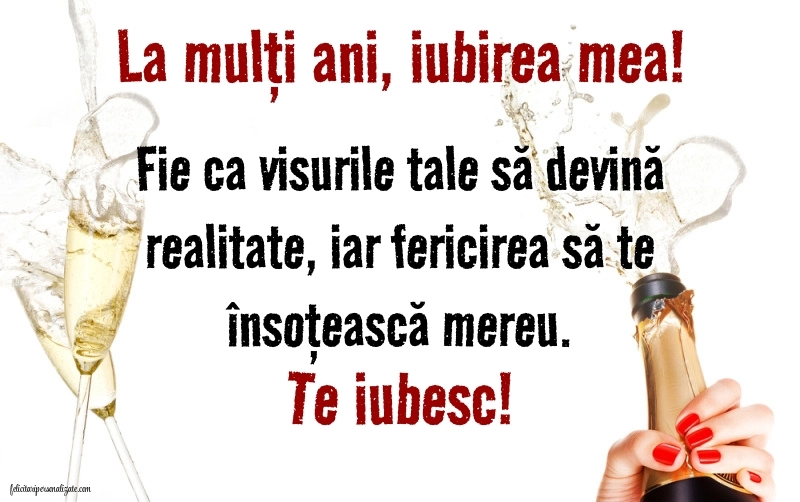 Imagini de Ziua de Naștere pentru Iubit: Șampanie