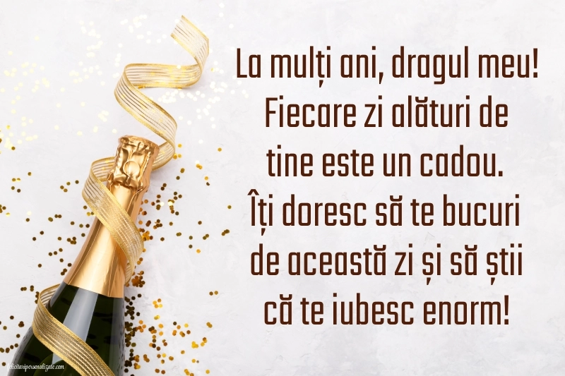Imagini La Mulți Ani Iubitul Meu. Mesaje de Dragoste și Urări Speciale pentru Ziua Lui.: Șampanie