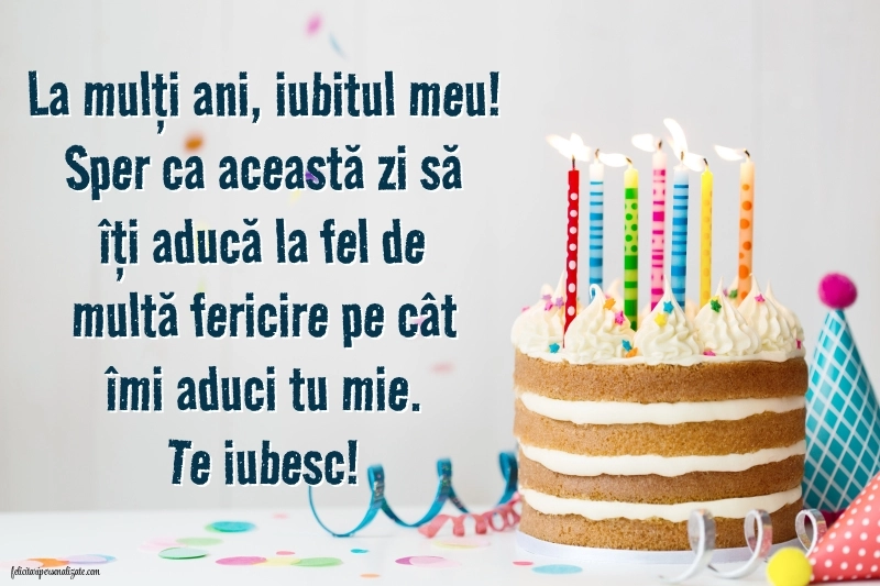Imagini de Ziua de Naștere pentru Iubit: Tort
