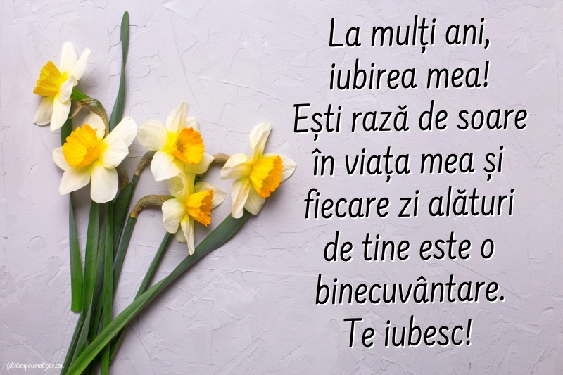 Imagini frumoase de Ziua de Naștere pentru Iubită: Flori