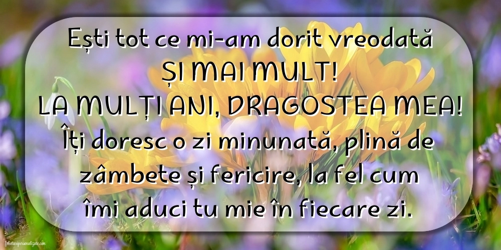Imagini La Mulți Ani Iubita Mea. Mesaje de Dragoste și Gânduri Sincere pentru Ziua Ei.: Flori