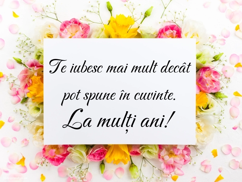 Imagini La Mulți Ani Iubita Mea. Mesaje de Dragoste și Gânduri Sincere pentru Ziua Ei.: Flori