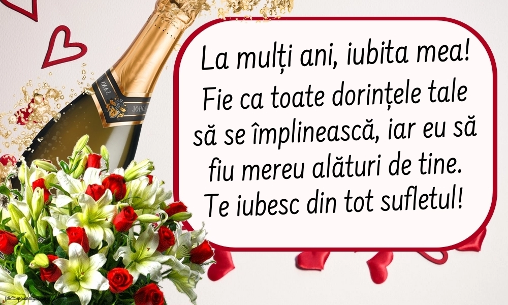 Imagini frumoase de Ziua de Naștere pentru Iubită: Flori