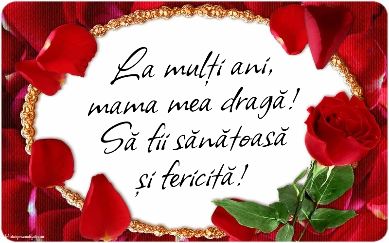 Imagini cu La Mulți Ani mama mea: Flori
