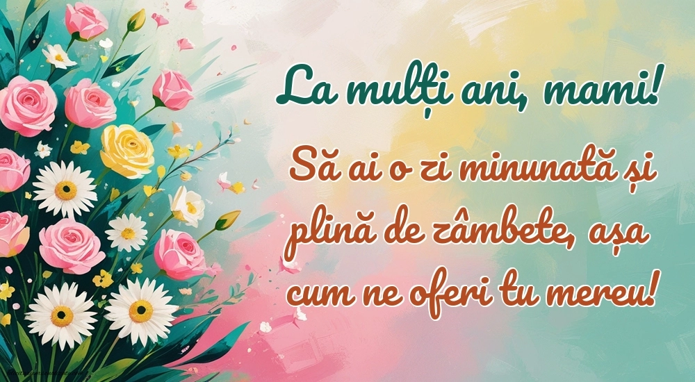 Imagini cu La Mulți Ani mama mea: Flori