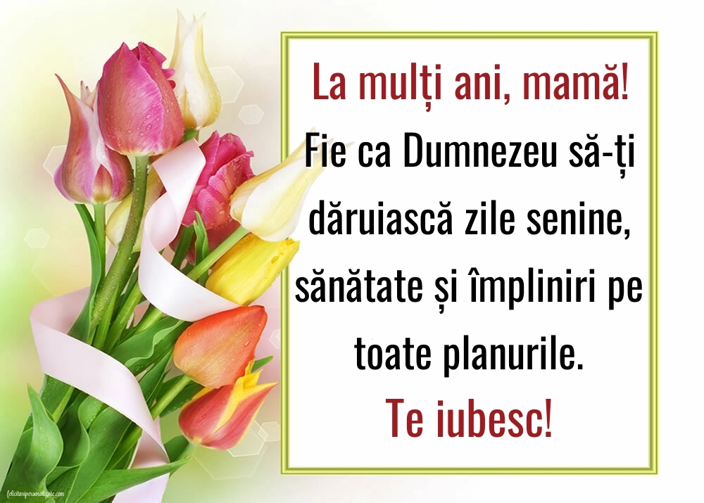Imagini cu La Mulți Ani mama mea: Flori