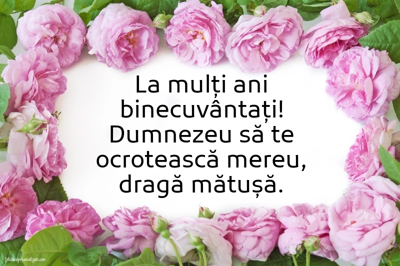 La mulți ani, mătușa mea! - Imagini cu mesaje frumoase: Flori