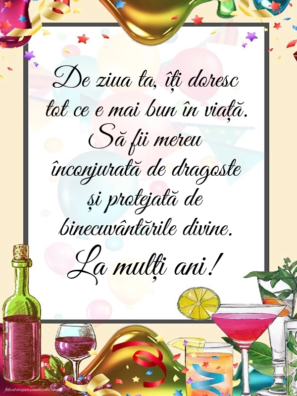 Imagini cu La mulți ani pentru mătușă: Confetti