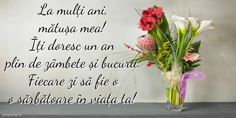 Imagini La Mulți Ani Mătușa Mea: Flori