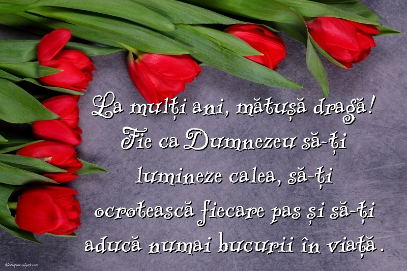 La mulți ani, mătușa mea! - Imagini cu mesaje frumoase: Flori
