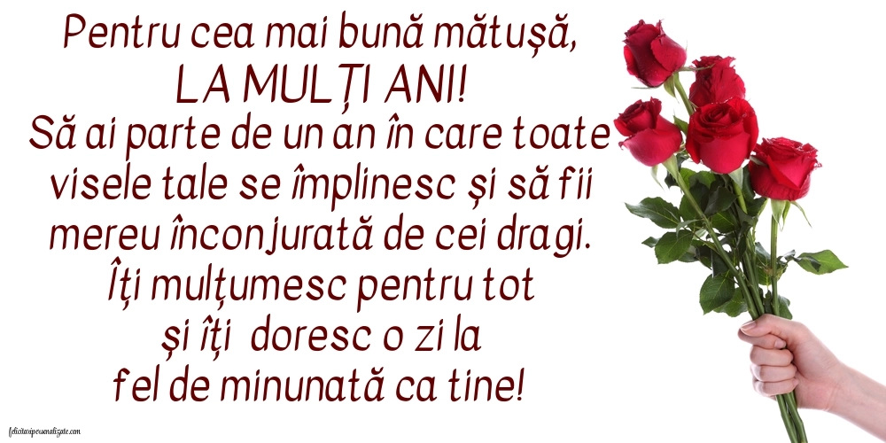 Imagini cu La mulți ani pentru mătușă: Flori