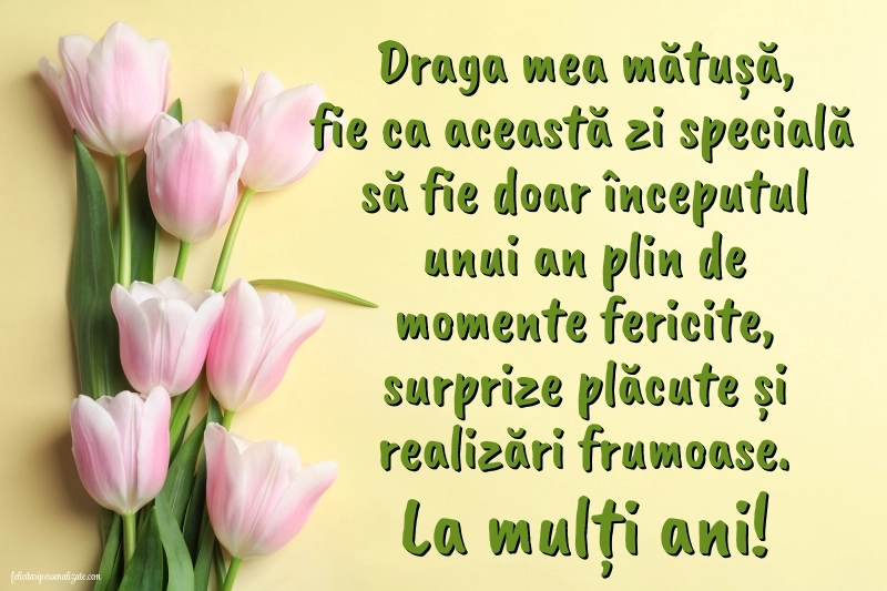 Imagini cu La mulți ani pentru mătușă: Flori