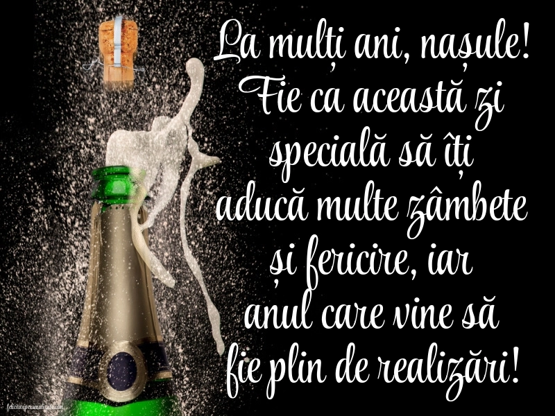 Imagini de LA MULȚI ANI Nașule: Șampanie