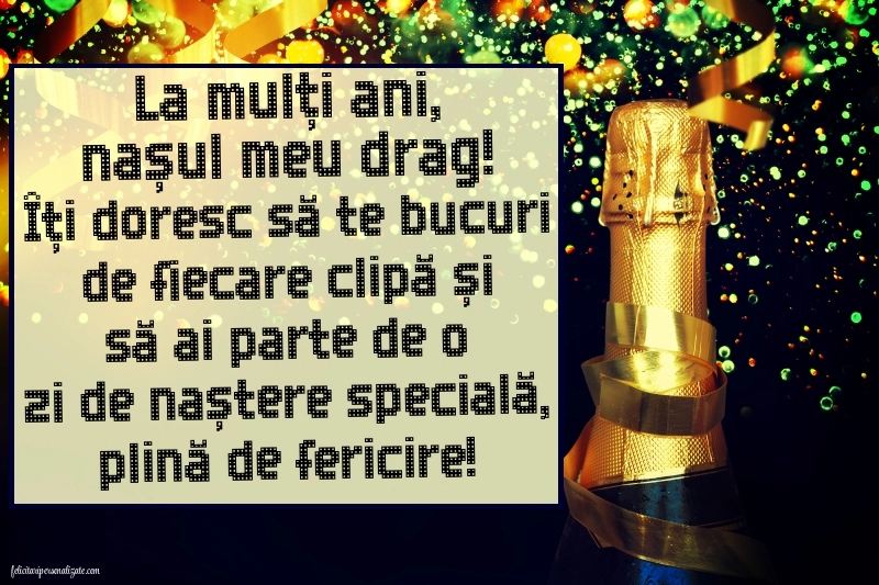 Imagini de LA MULȚI ANI Nașule: Șampanie
