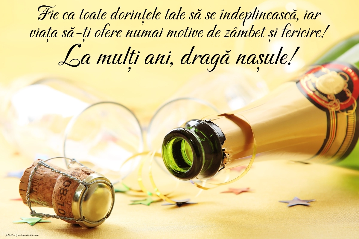 Imagini de LA MULȚI ANI Nașule: Șampanie