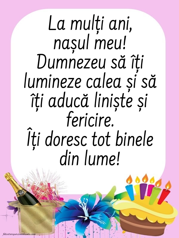 Imagini cu La mulți ani pentru nașul meu: Șampanie și tort