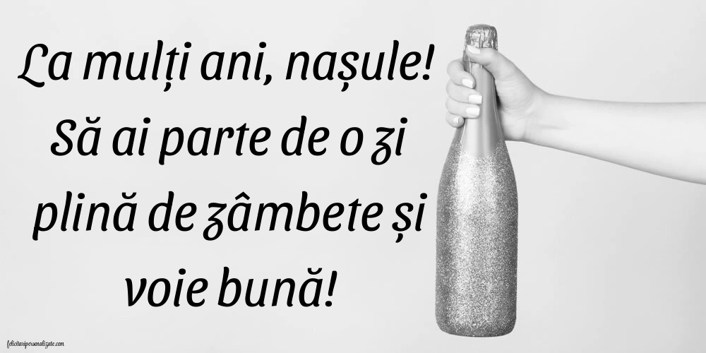 Felicitări și Imagini de Ziua de Naștere pentru Naș: Șampanie