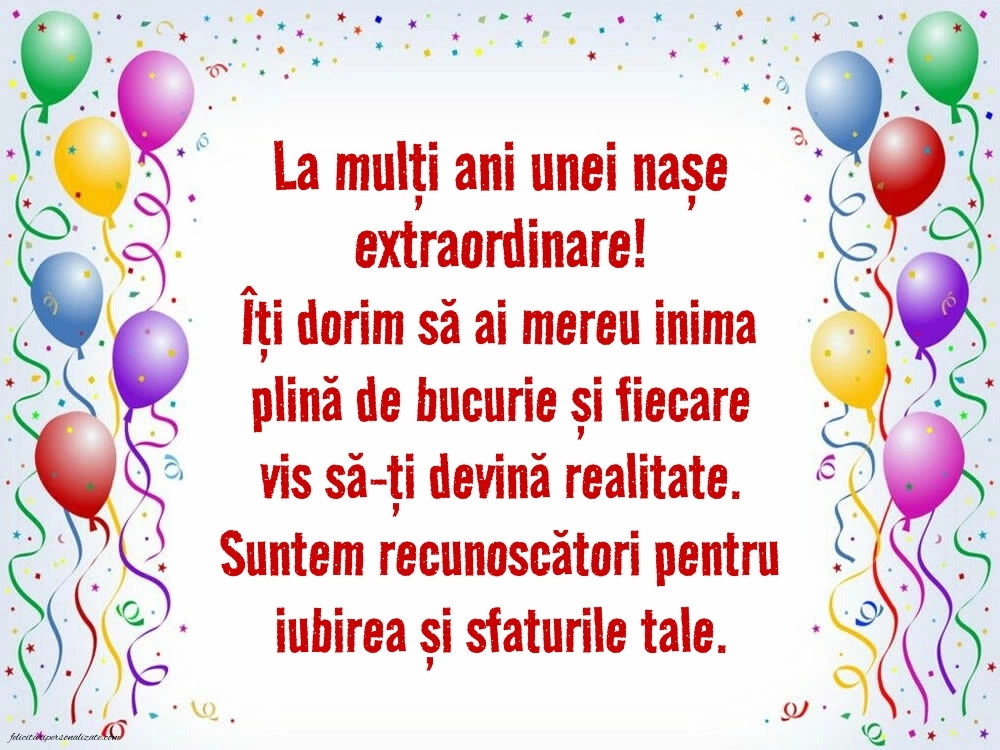 Imagini cu La mulți ani pentru nașă: Baloane