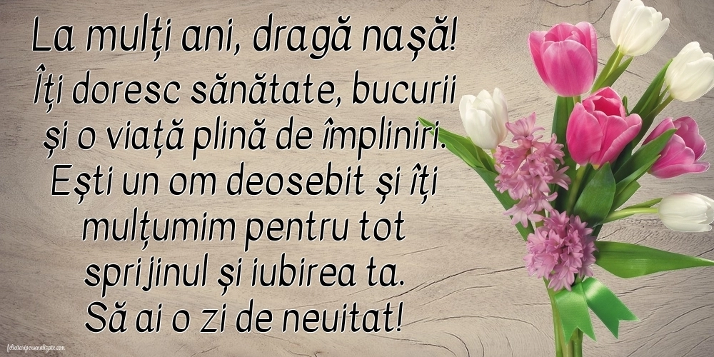 La mulți ani, nașa mea! - Imagini cu mesaje frumoase: Flori