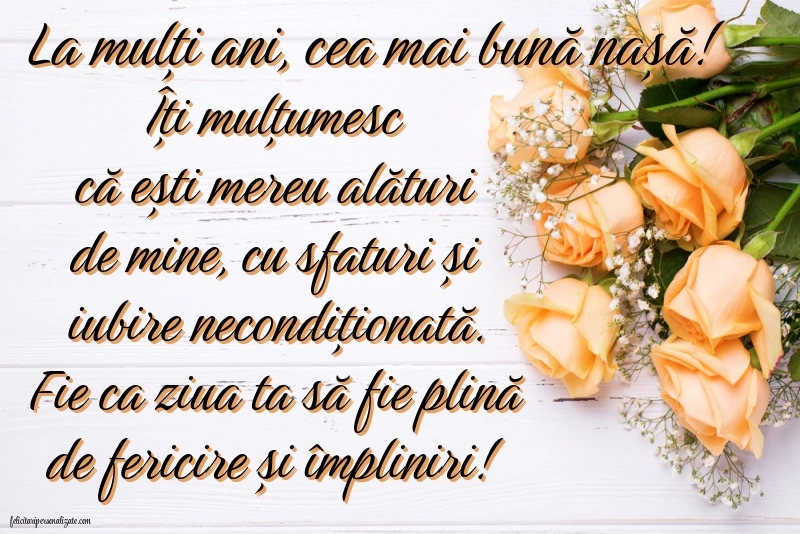 Imagini de LA MULȚI ANI Nașa mea: Trandafiri