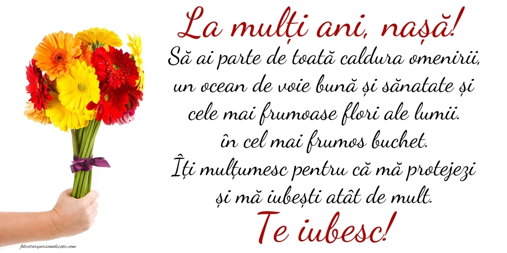 Imagini de LA MULȚI ANI Nașa mea: Flori