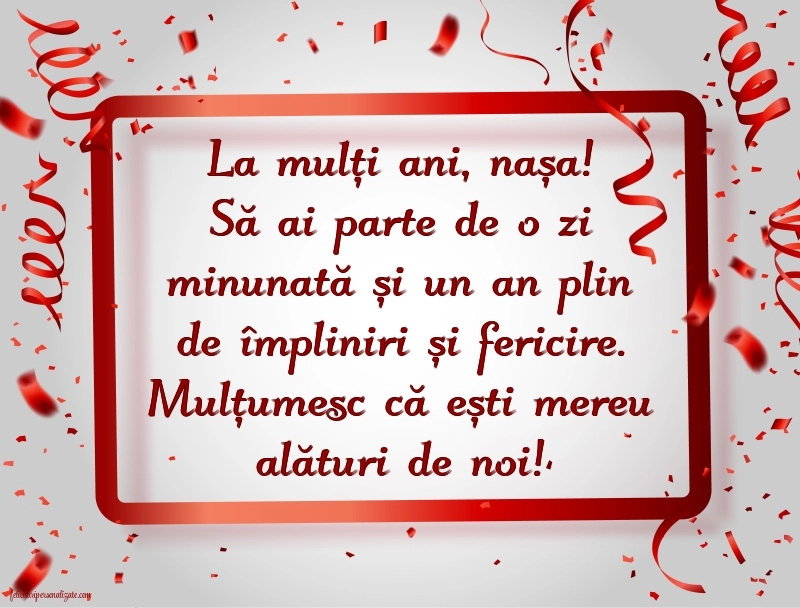 La mulți ani, nașa mea! - Imagini cu mesaje frumoase: Baloane
