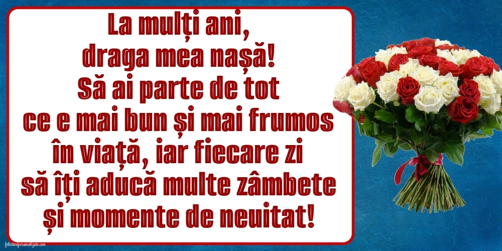 Felicitări și Imagini de Ziua de Naștere pentru Nașă: Flori