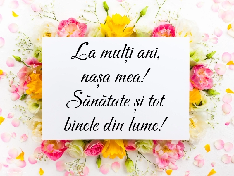 Imagini cu La mulți ani pentru nașă: Flori