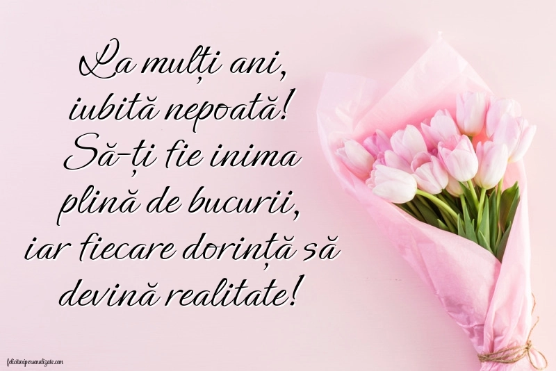 Imagini cu La mulți ani pentru nepoata mea: Flori
