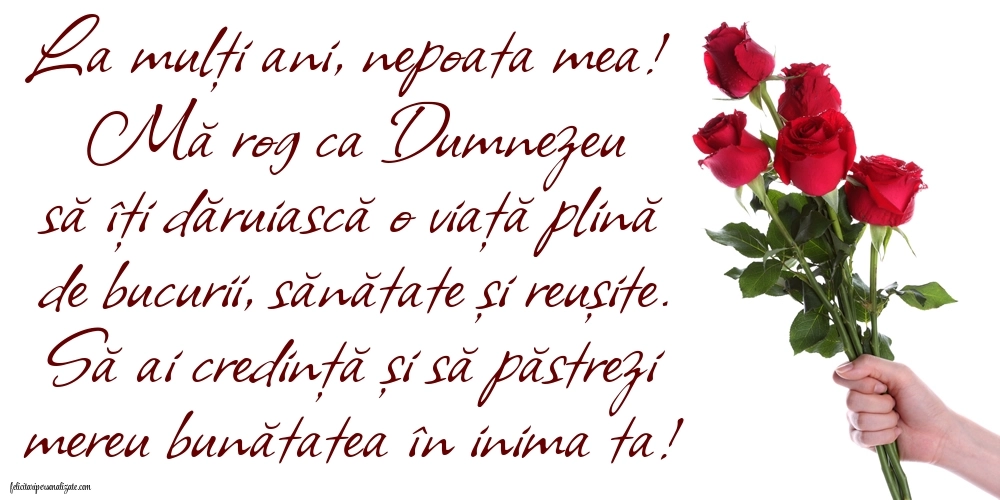 Imagini de LA MULȚI ANI Nepoata Mea: Flori