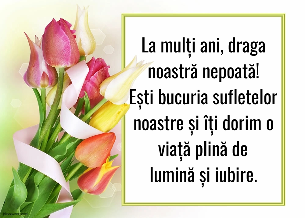 Imagini cu La mulți ani pentru nepoata mea: Flori