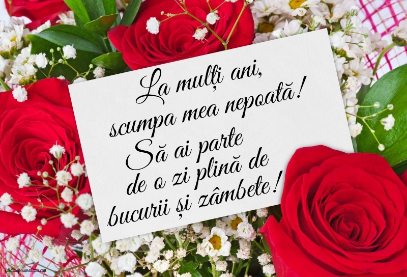 Imagini de LA MULȚI ANI Nepoata Mea: Flori