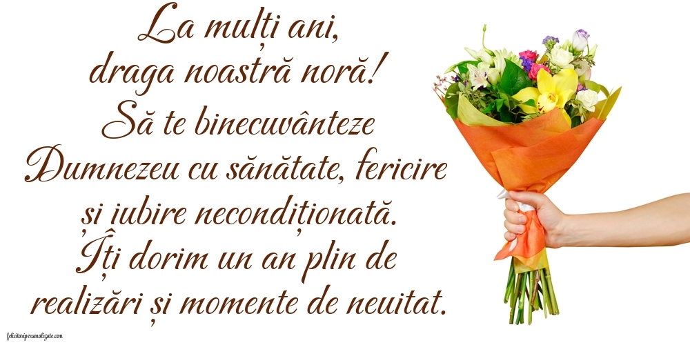 Imagini La Mulți Ani Nora Mea: Buchet de flori