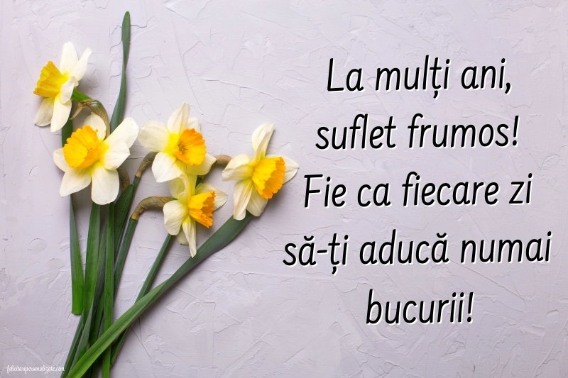 La mulți ani, nora mea! - Imagini cu mesaje frumoase: Flori