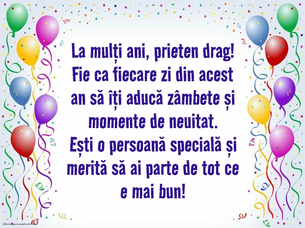 Imagini La Mulți Ani Prietenul Meu: Baloane