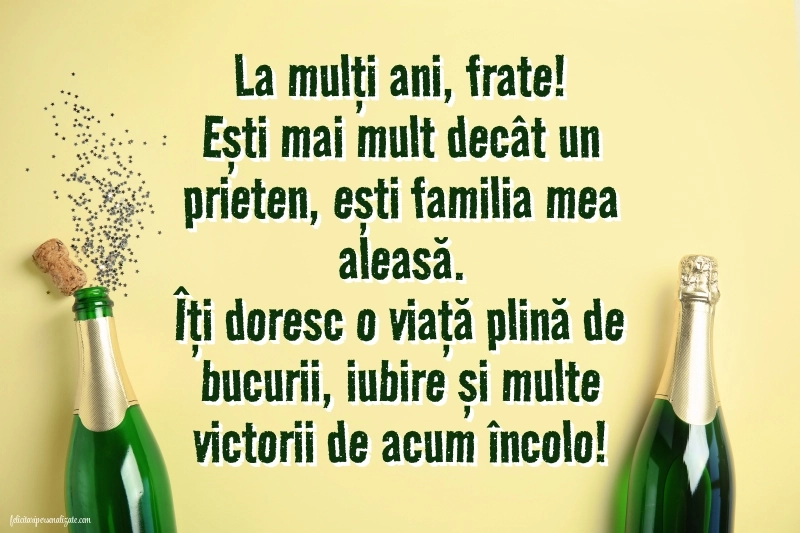 Imagini de Ziua de Naștere pentru Prieten: Șampanie și confetti