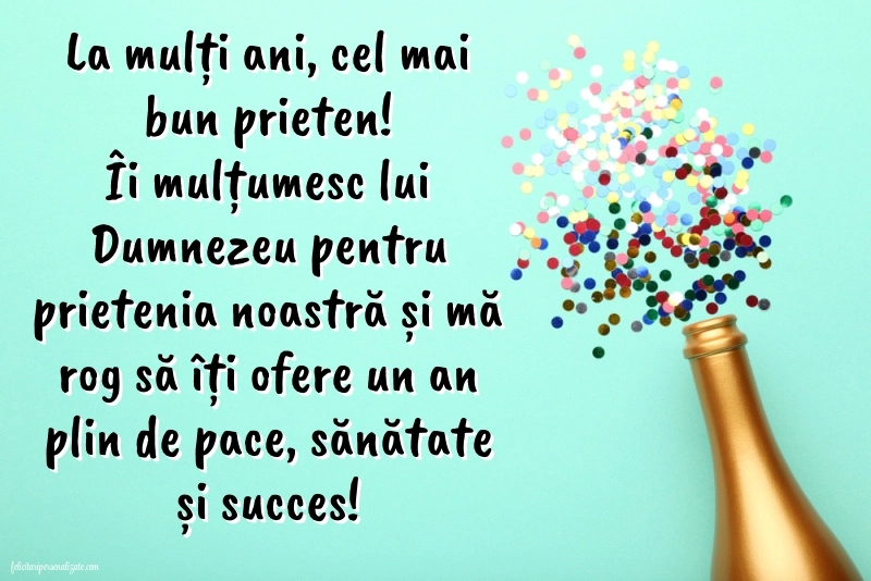 Imagini La Mulți Ani Prietenul Meu: Șampanie și confetti