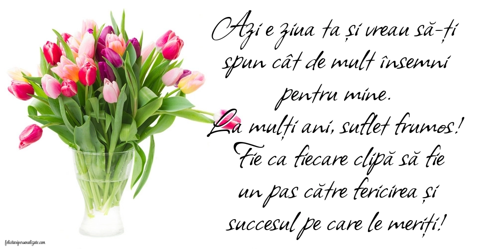 Imagini frumoase de Ziua de Naștere pentru Prietenă: Lalele