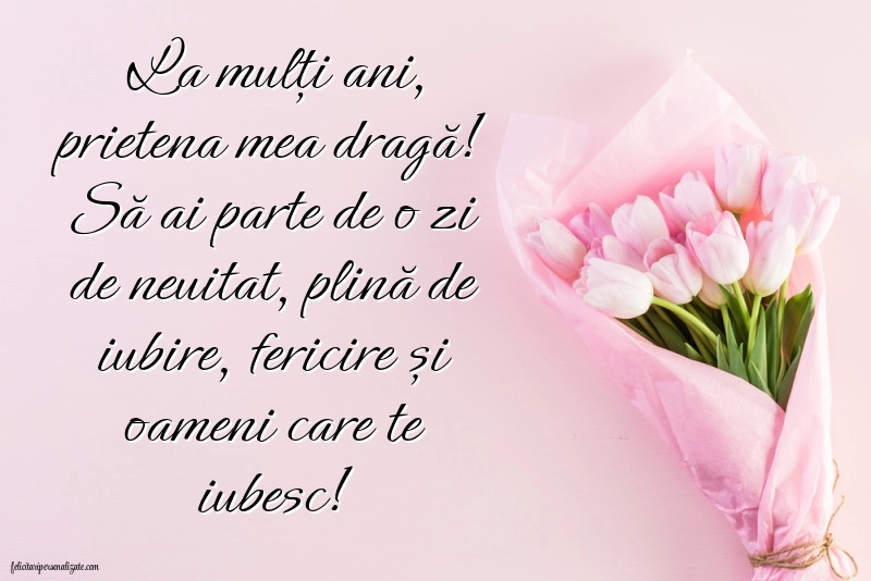 Imagini frumoase de Ziua de Naștere pentru Prietenă: Flori