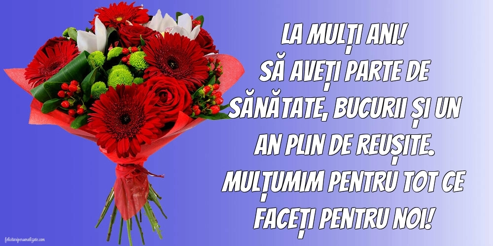 Felicitări frumoase de Ziua de Naștere pentru Profesoară: Flori