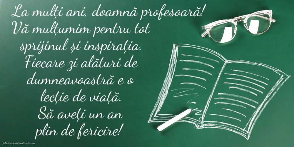 Imagini frumoase de LA MULȚI ANI pentru Profesoară: Școală