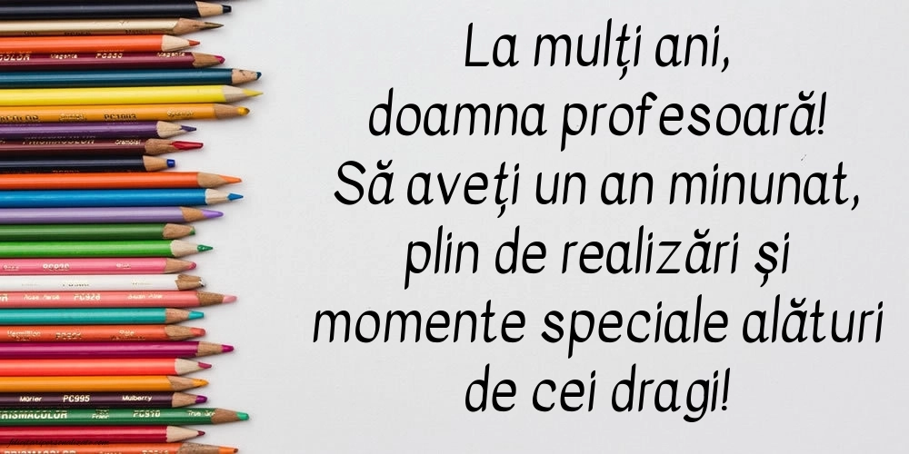 Imagini frumoase de LA MULȚI ANI pentru Profesoară: Școală