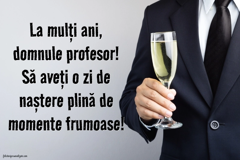 Imagini de LA MULȚI ANI pentru Profesor: Șampanie