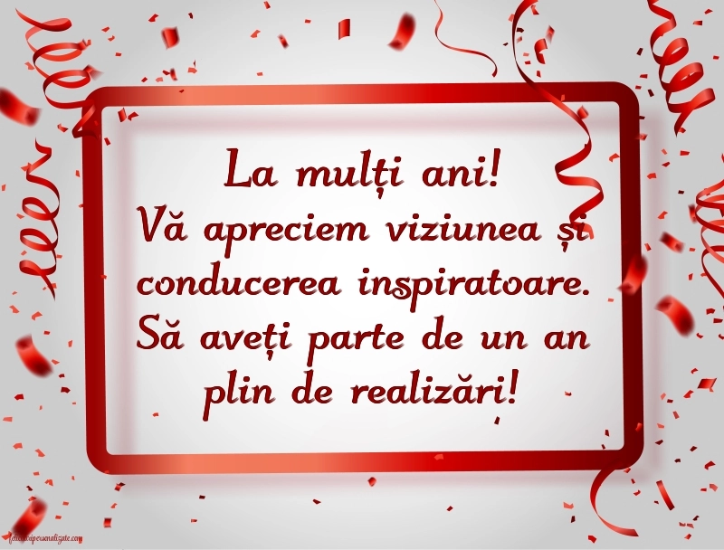 Imagini cu LA MULȚI ANI pentru șef: Baloane