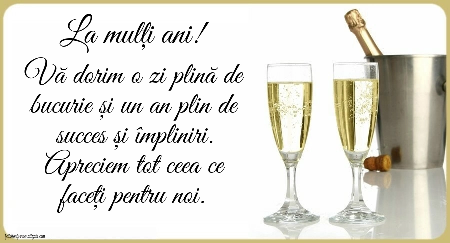 Imagini de Ziua de Naștere pentru Șef: Șampanie